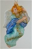 Angel with Fiddle Blue